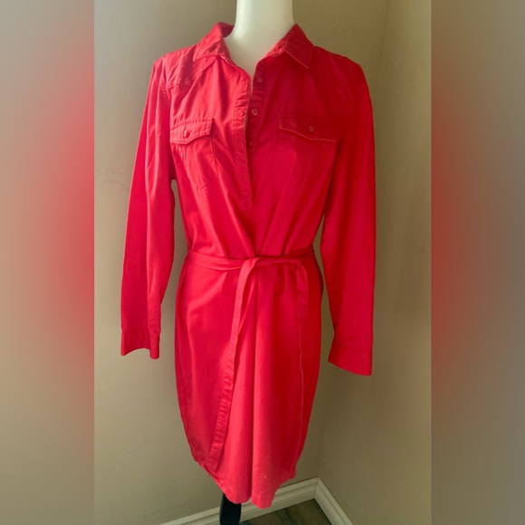Red Cotton Dress-New - Picture 1 of 8